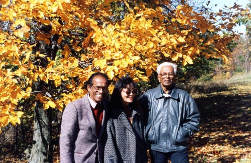 Blue Ridge mountains, Virginia with Indra, Rasa, Rajen and Poh Choon